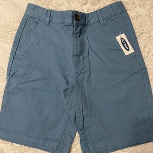 Boys Old Navy Flat Front Twill Shorts _ Teal